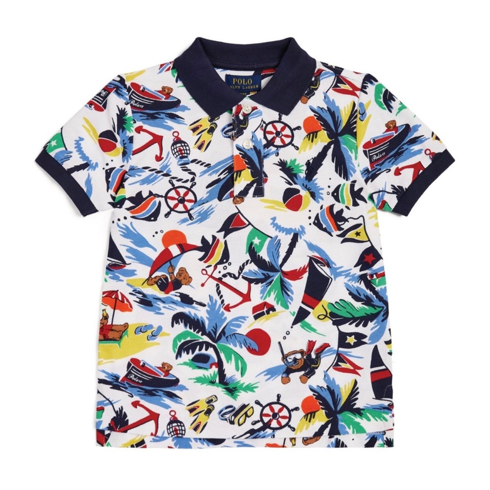 Polo Ralph Lauren Kids Teddy Bear Polo Size Small (14-16) Large